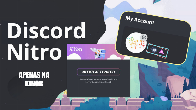 Discord Nitro Gaming 12 Meses + 12 Impulsos + ATIVAÇÃO RÁPIDA