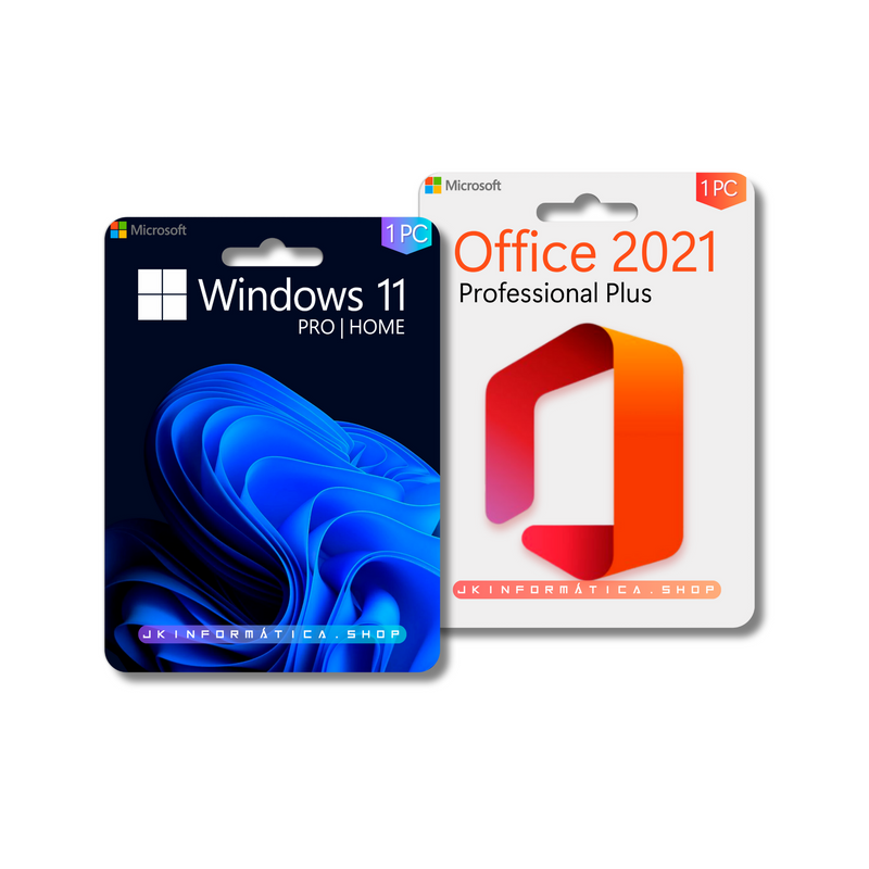 Combo Windows 11 Professional+Office 2021 PRO Plus Vitalicio