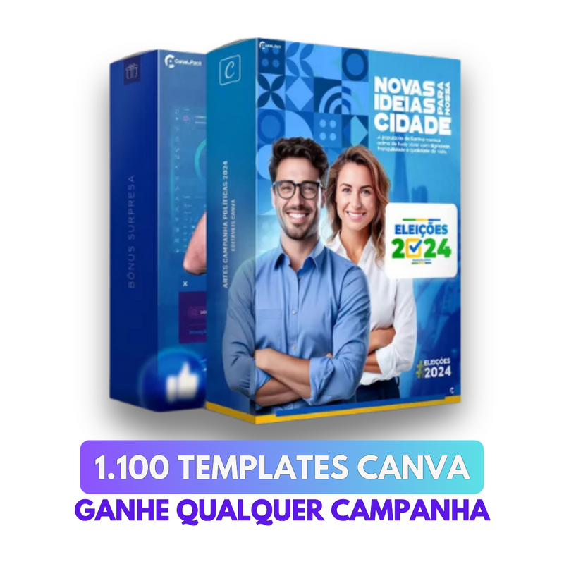 Pack Imagens editaveis no Canva Politica