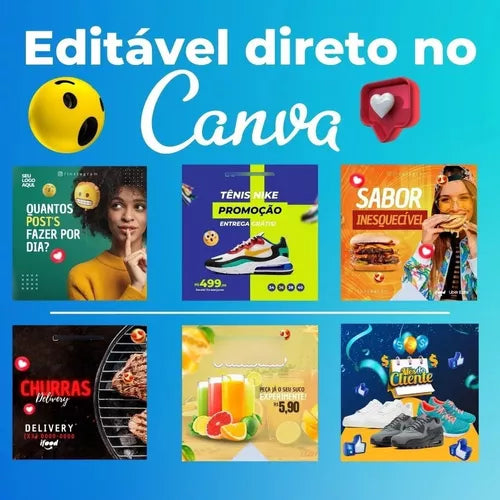 Pack Canva Artes 100% Editaveis - Os Melhores Segmentos E+