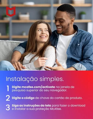 Mcafee Antivirus - Assinatura 1 Ano - Proteção Essencial Pc