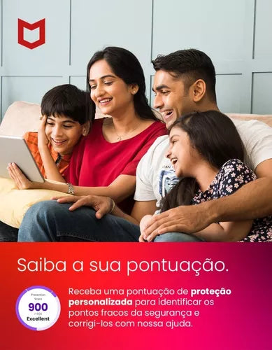 Mcafee Antivirus - Assinatura 1 Ano - Proteção Essencial Pc