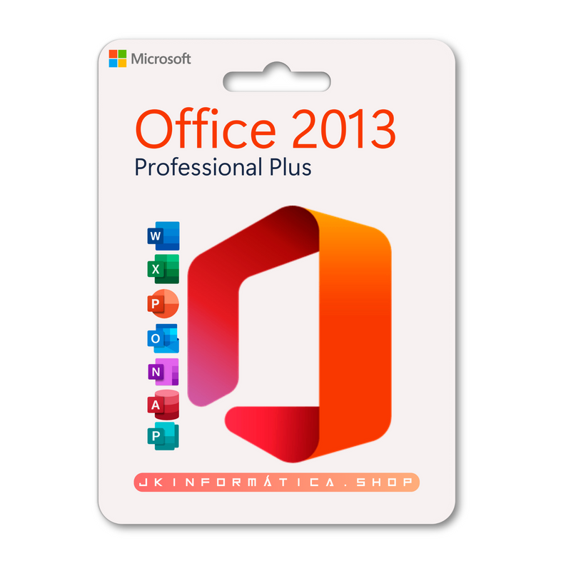 Pacote Office 2013 Professional Plus Licença Original Vitalícia