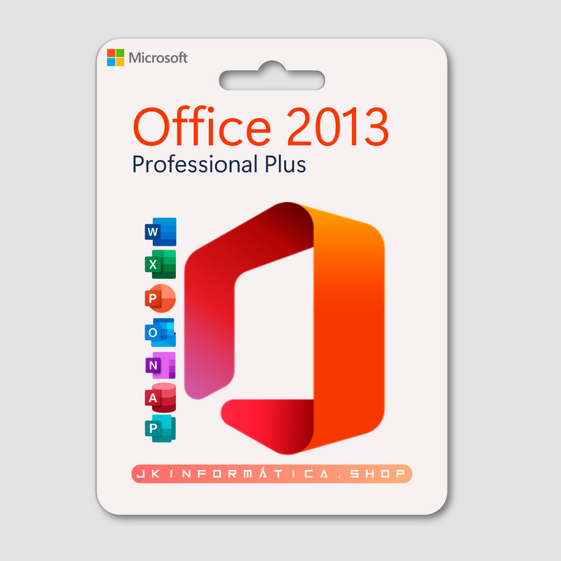 Pacote Office 2013 Professional Plus Licença Original Vitalícia